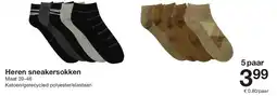Zeeman Heren sneakersokken aanbieding