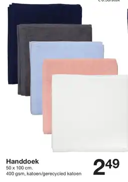 Zeeman Handdoek aanbieding