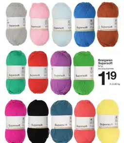 Zeeman Breigaren Supersoft aanbieding