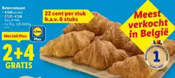 Lidl Botercroissant aanbieding