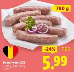 Lidl Boerenworst XXL aanbieding