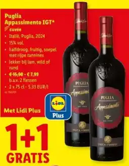 Lidl Puglia Appassimento IGT aanbieding
