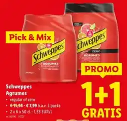 Lidl Schweppes Agrumes aanbieding