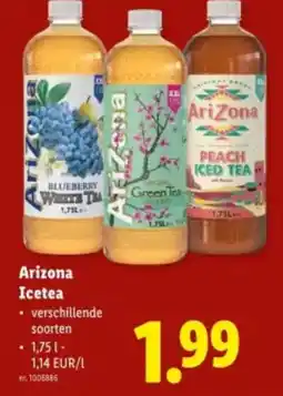 Lidl Arizona Icetea aanbieding