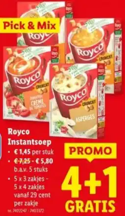 Lidl Royco Instantsoep aanbieding