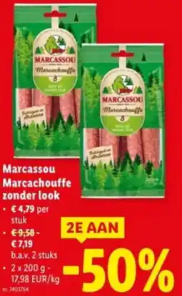 Lidl Marcassou Marcachouffe zonder look aanbieding