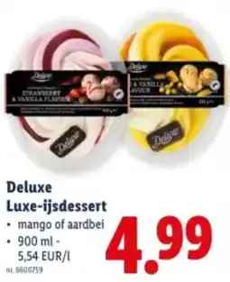 Lidl Deluxe Luxe-ijsdessert aanbieding