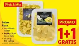 Lidl Deluxe Pasta aanbieding
