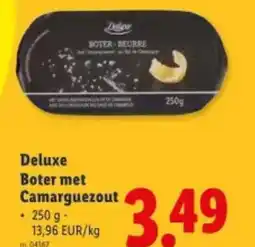 Lidl Deluxe Boter met Camarguezout aanbieding