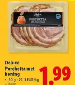 Lidl Deluxe Porchetta met honing aanbieding