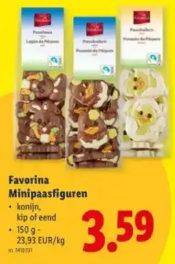 Lidl Favorina Minipaasfiguren aanbieding