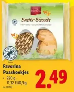 Lidl Favorina Paaskoekjes aanbieding