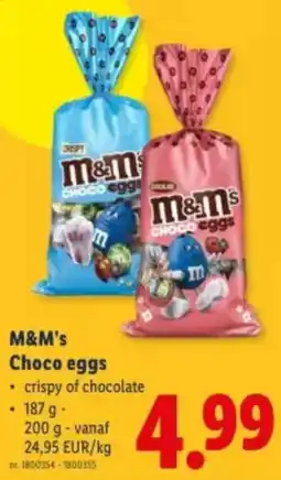 Lidl M&M's Choco eggs aanbieding