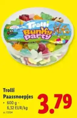 Lidl Trolli Paassnoepjes aanbieding
