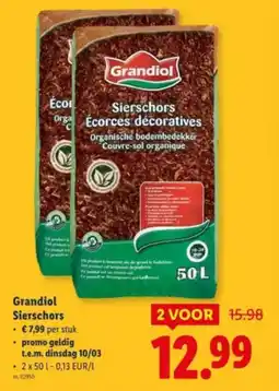 Lidl Grandiol Sierschors aanbieding