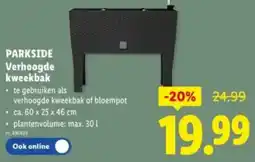 Lidl Parkside verhoogde kweekbak aanbieding