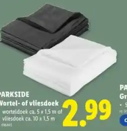 Lidl Parkside Wortel- of vliesdoek aanbieding