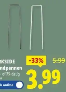 Lidl Parkside grondpennen aanbieding