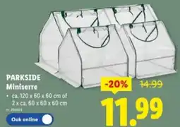Lidl Parkside miniserre aanbieding
