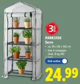 Lidl Parkside serre aanbieding