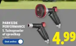 Lidl Parkside performance tuinsproeier of sproeikop aanbieding
