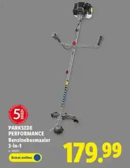 Lidl PARKSIDE PERFORMANCE Benzinebosmaaier 3in1 aanbieding