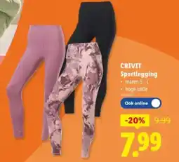 Lidl Crivit sportlegging aanbieding