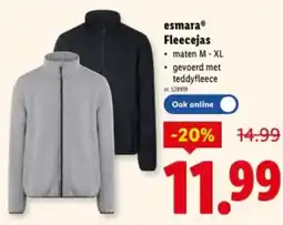 Lidl Esmara Fleecejas aanbieding