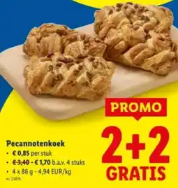 Lidl Pecannotenkoek aanbieding