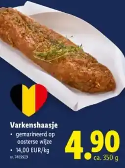 Lidl Varkenshaasje aanbieding