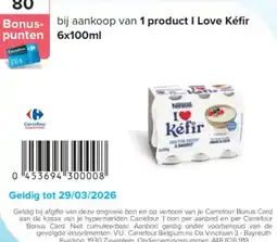 Carrefour I Love Kéfir aanbieding