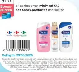 Carrefour Sanex aanbieding