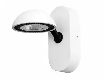 Zelfbouwmarkt Opbouwspot Satin Wit/zwart Dimbaar 7 Watt aanbieding