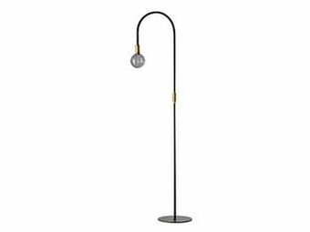 Deba Meubelen Vloerlamp PIKE - Zwart/goud Zwart aanbieding