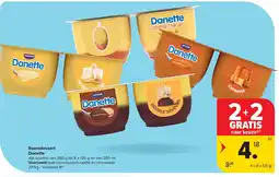 Carrefour Roomdessert Danette aanbieding