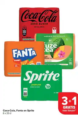Carrefour Coca-Cola, Fanta en Sprite aanbieding