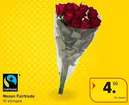 Carrefour Rozen Fairtrade aanbieding