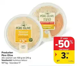 Carrefour Producten Père Olive aanbieding