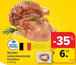 Carrefour Gerookt varkenshammetje Carrefour aanbieding