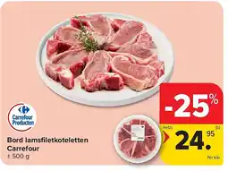 Carrefour Bord lamsfi letkoteletten Carrefour aanbieding