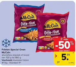 Carrefour Frieten Special Oven McCain aanbieding