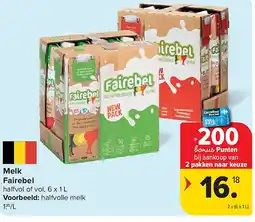 Carrefour Melk Fairebel aanbieding