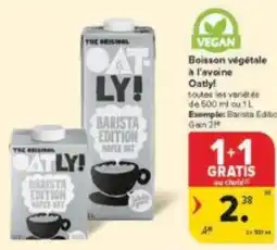 Carrefour Market Boisson végétale à l'avoine Oatly! aanbieding
