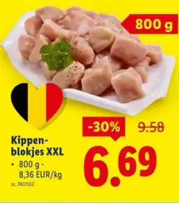 Lidl Kippen- blokjes XXL aanbieding