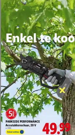 Lidl Accutakkenschaar, 20V aanbieding