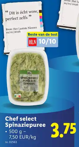 Lidl Spinaziepuree aanbieding