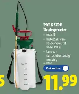 Lidl Druksproeier aanbieding