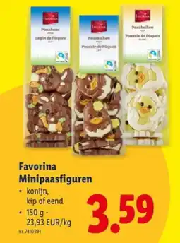 Lidl Minipaasfiguren aanbieding