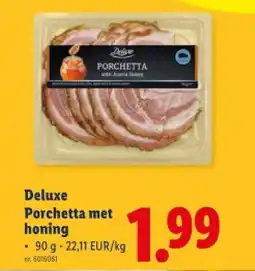 Lidl Porchetta met honing aanbieding