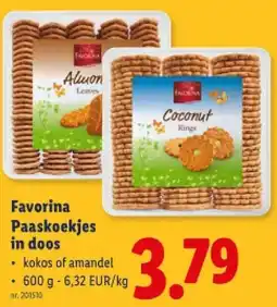 Lidl Paaskoekjes in doos aanbieding